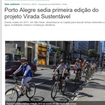 Porto Alegre sedia primeira edição do projeto Virada Sustentável