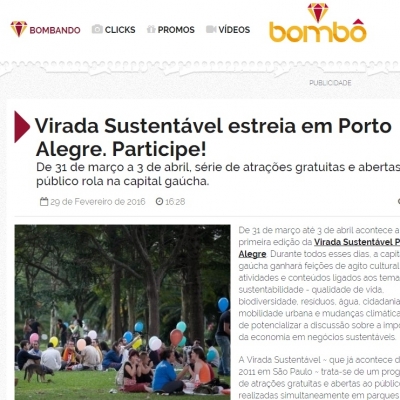 Virada Sustentável estreia em Porto Alegre. Participe!